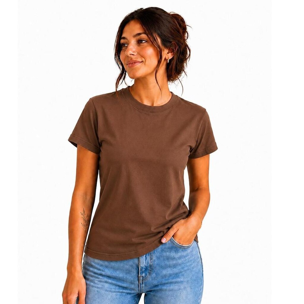 Camiseta T-Shirt Baby Look Feminina Basica 100% Algodão