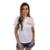 Camiseta T-Shirt Branca 100% Algodão Logo Preto Valansuelo - Branco