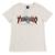 Camiseta T-Shirt Feminina Screaming Flame Logo SS Thrasher - Off White
