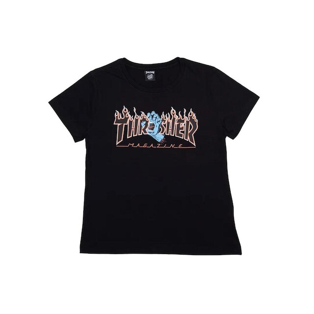 Camiseta T-Shirt Feminina Screaming Flame Logo SS Thrasher