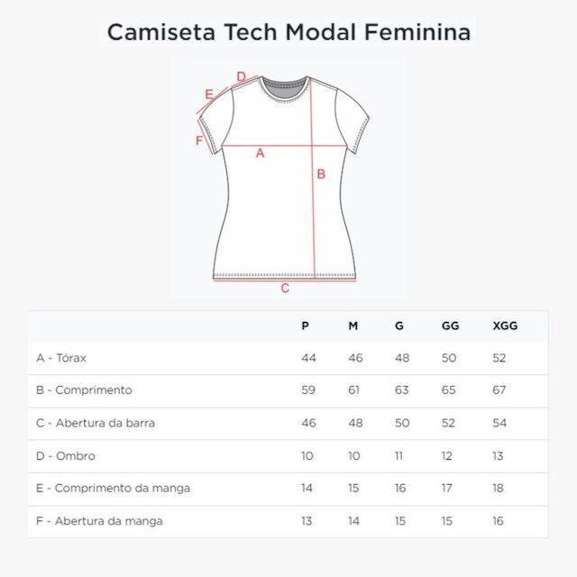 Camiseta Tech Modal Feminina