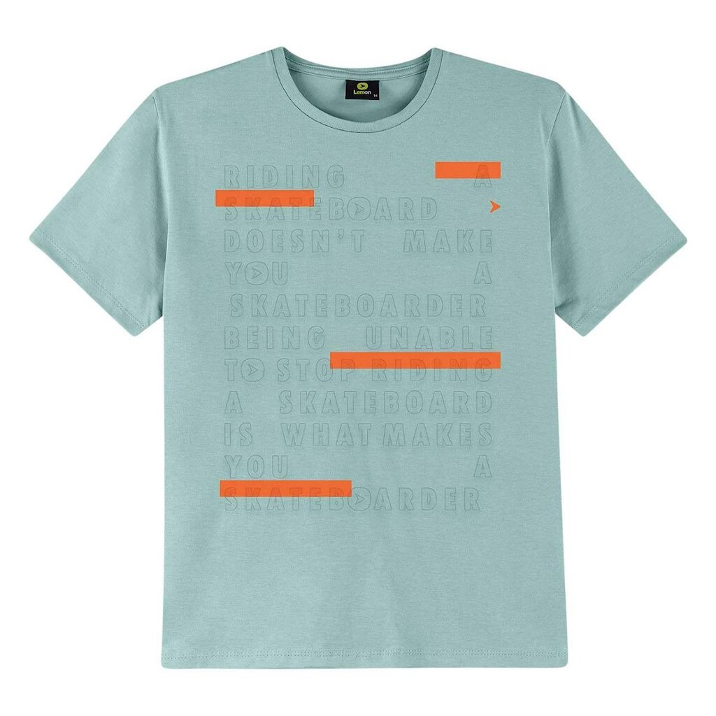 Camiseta Teen Masculina Lemon Meia Malha 81377.70166.10 Lemon