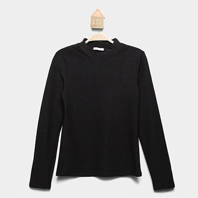 Camiseta Térmica Infantil Pix Love Manga Longa Gola Alta Menina - Feminino