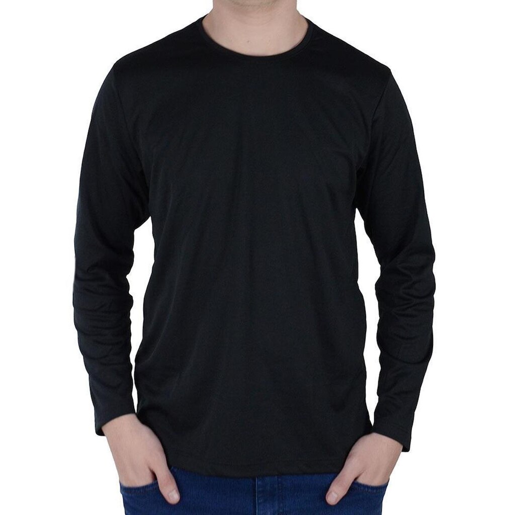 Camiseta Térmica ML Masculina Applicato Preta - APT4