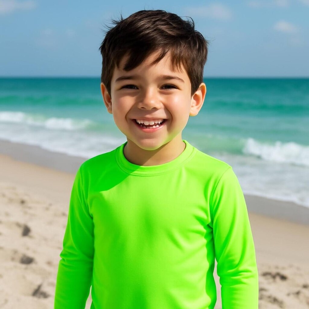 Camiseta Térmica Proteção UV Original Segunda Pele Manga Longa Solar Infantil PLT 351