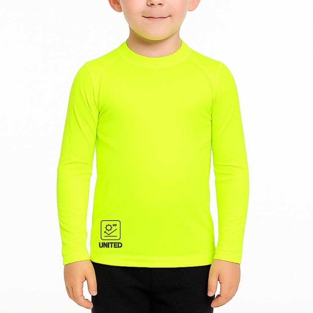 Camiseta térmica United Infantil Proteção Solar FPU50 Manga Longa - Malibu - 12