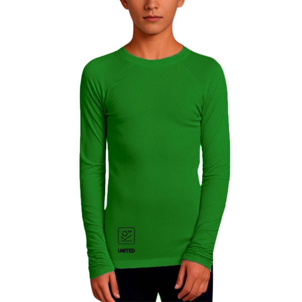 Camiseta térmica United Infantil Proteção Solar FPU50 Manga Longa - Malibu - 12