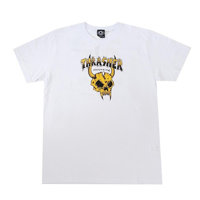 Camiseta Thrasher Magazine Especial Barbarian - Branco
