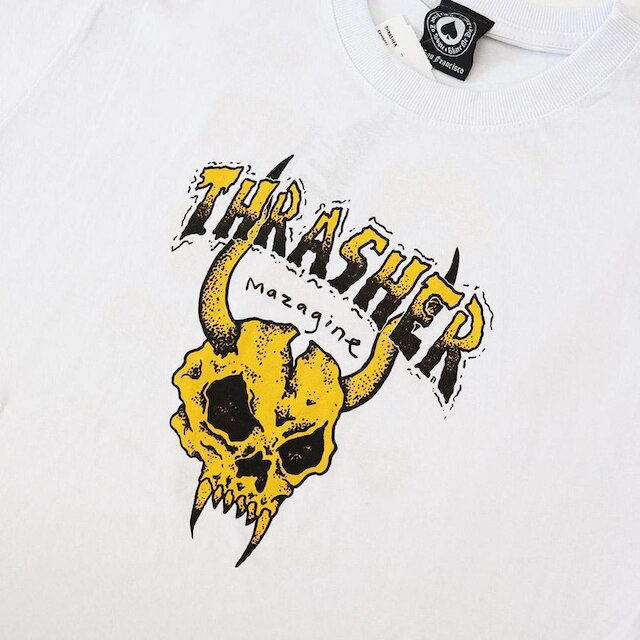 Camiseta Thrasher Magazine Especial Barbarian - Branco