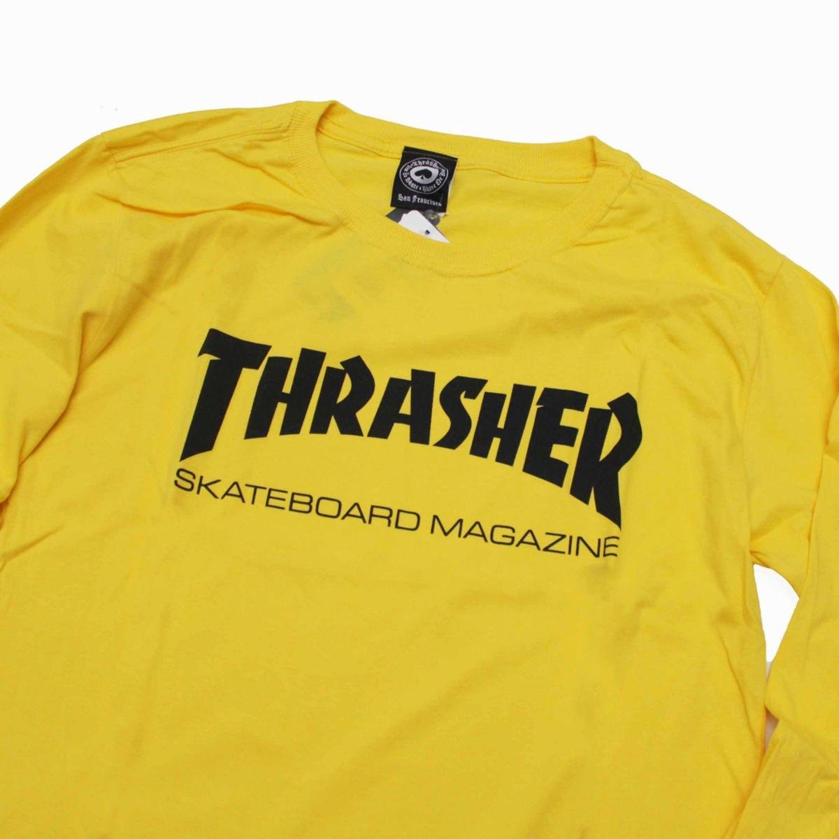 camiseta manga longa thrasher
