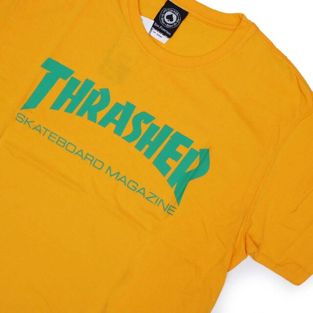 Camiseta Thrasher Magazine Skate Mag - Amarelo/Verde