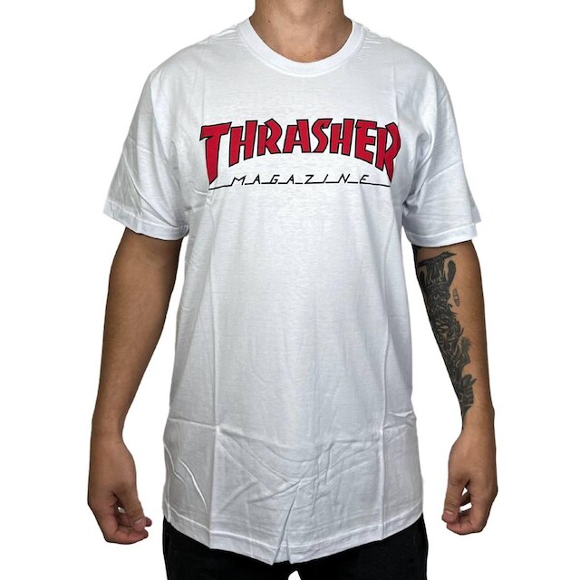 Camiseta Thrasher Skate Mag Outlined