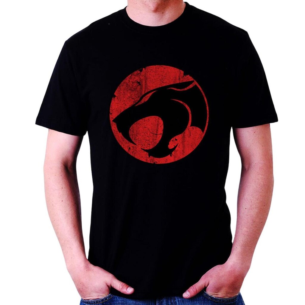 Camiseta Thundercats Simbolo Logo Desenho Animado Anos 80