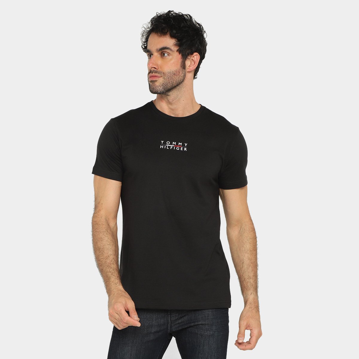 Camiseta Tommy Hilfiger Masculina - Preto é ruim? Camiseta Tommy Hilfiger Masculina - Preto é boa?