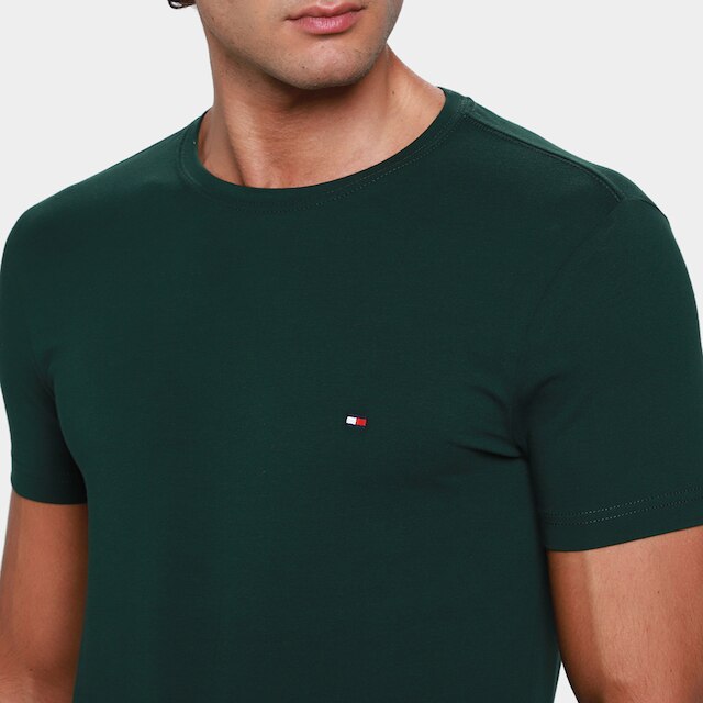 Camiseta Tommy Hilfiger Stretch Slim Fit Masculina