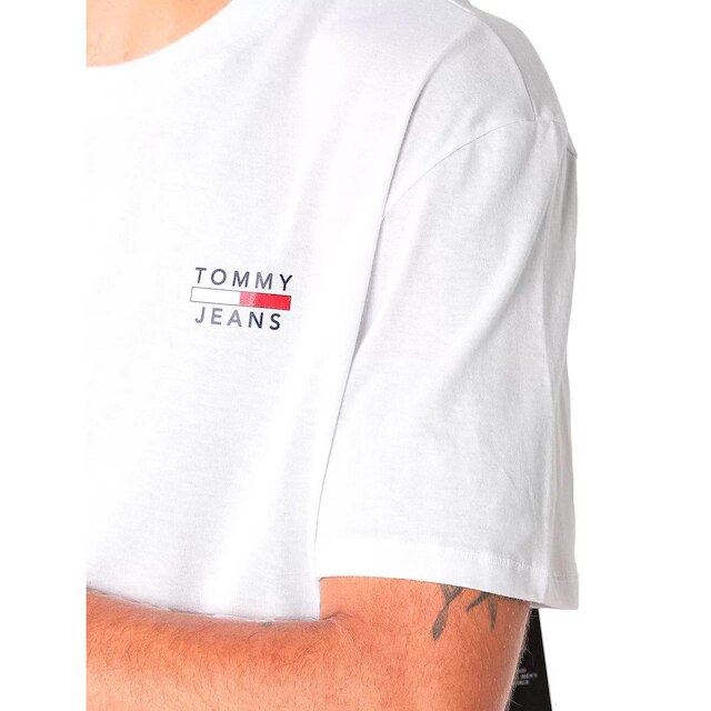 Camiseta Tommy Jeans Masculina Chest Logo Tee Branca
