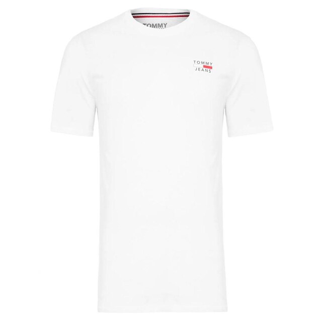 Camiseta Tommy Jeans Masculina Chest Logo Tee Branca