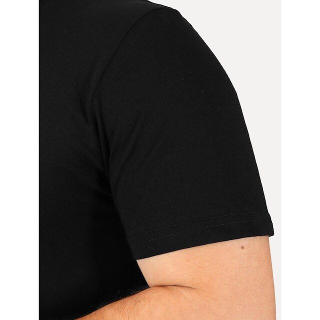 Camiseta Tommy Jeans Masculina Classic Linear Embroidered Chest Preta