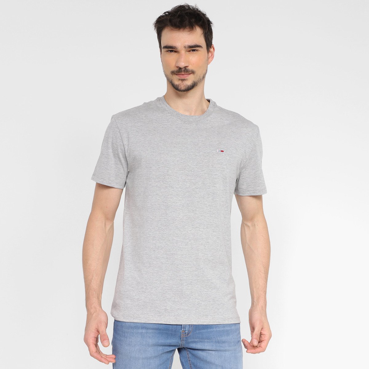 Camiseta Tommy Jeans Slim Fit Masculina Menor preço em Camiseta Tommy Jeans Slim Fit Masculina