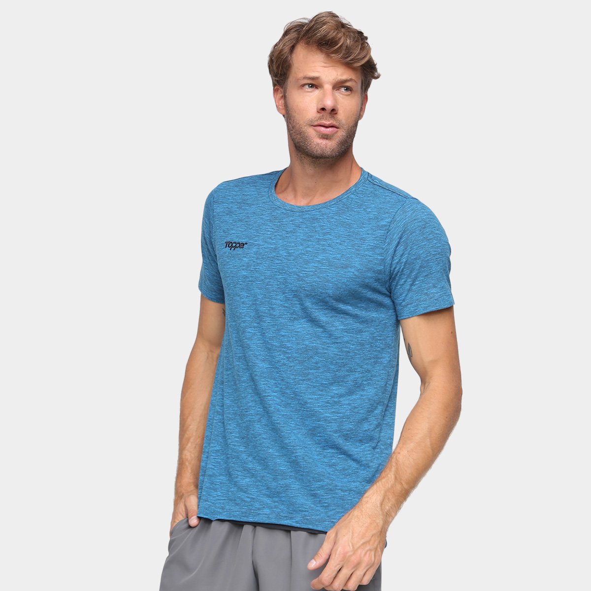 Camiseta Topper Light Masculina - Azul+Preto é ruim? Camiseta Topper Light Masculina - Azul+Preto é boa?