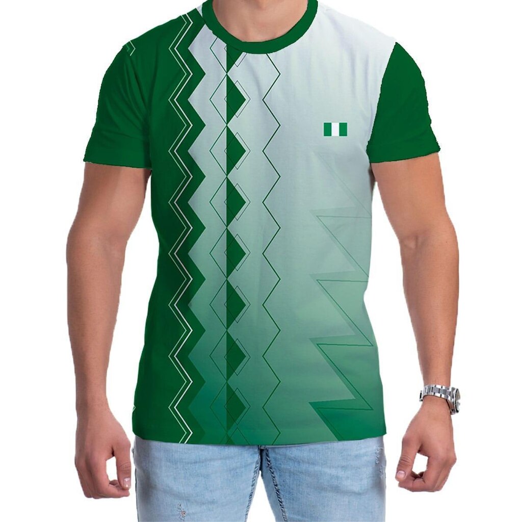 Camiseta Torcida 2022 Esporte Camisa Nigéria Premium Copa