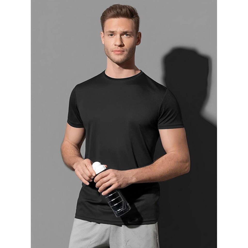 Camiseta Tradicional Lisa Dry Esporte Academia