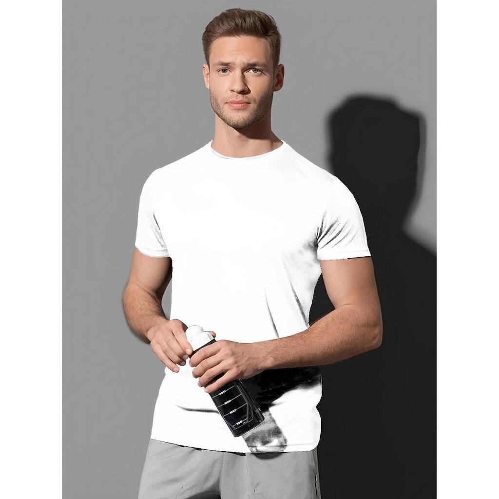 Camiseta Tradicional Lisa Dry Esporte Academia