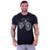 Camiseta Tradicional Masculina MXD Conceito Casual MTB Mountain Bike Ciclismo Time To Travel - Preto