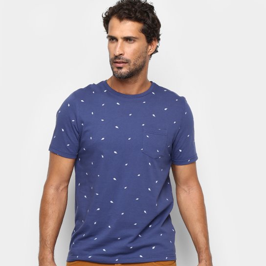 Camiseta Treebo Long Neck Masculina - Azul