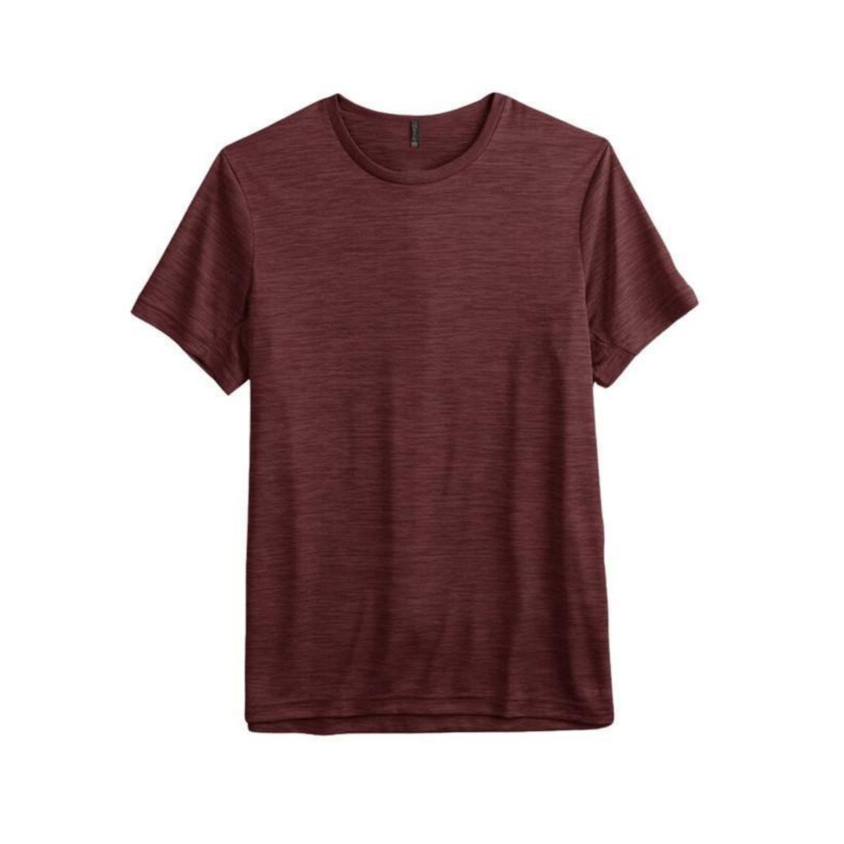 Camiseta Treino Dry Masculina Plus Size - Vinho Menor preço em Camiseta Treino Dry Masculina Plus Size - Vinho