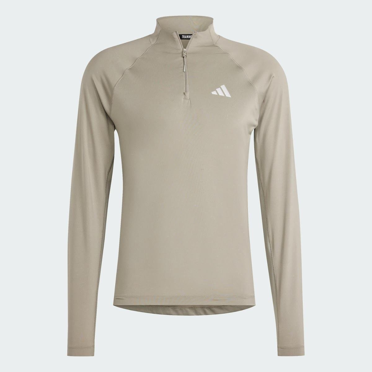 Camiseta Treino Manga Longa Zíper Gym+ Adidas | Zattini