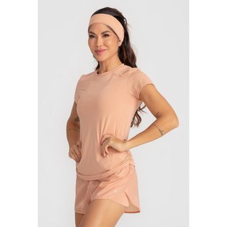 Camiseta Trinys Freedom Drape Feminina Peônia