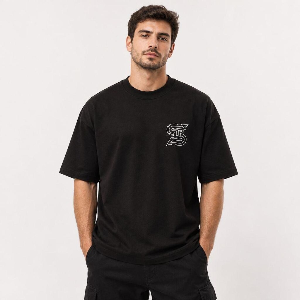 Camiseta Trip Side Oversized 138 Preto
