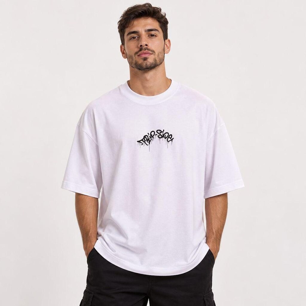 Camiseta Trip Side Oversized 159 Branco