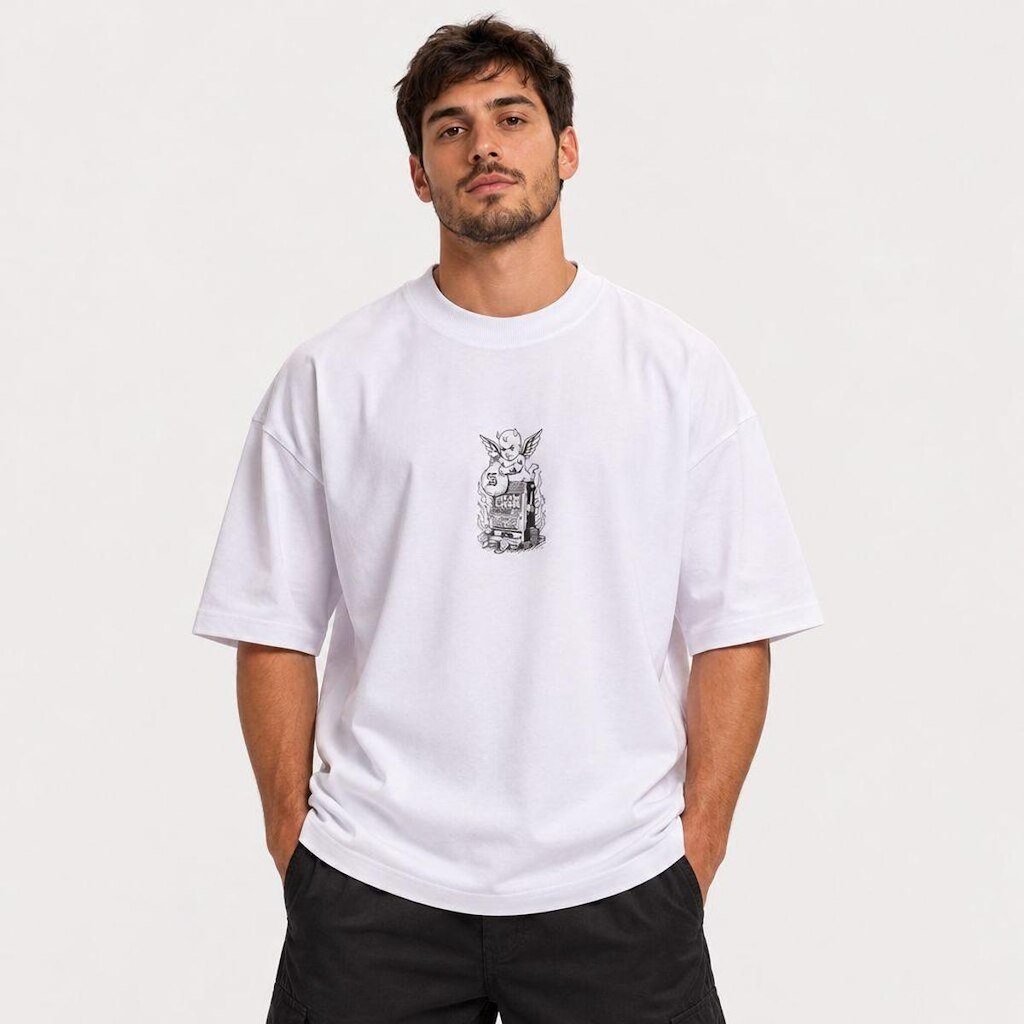 Camiseta Trip Side Oversized 399 Branco