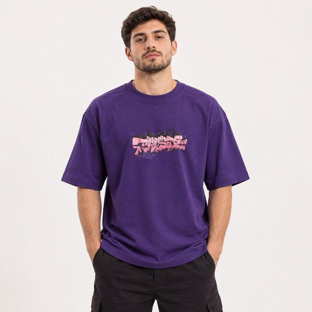 Camiseta Trip Side Oversized 41 Roxo