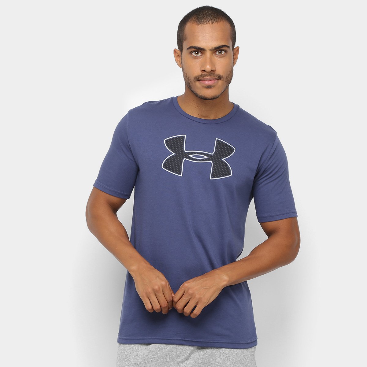 Camiseta Under Armour Big Logo Masculina - Azul+Preto é ruim? Camiseta Under Armour Big Logo Masculina - Azul+Preto é boa?