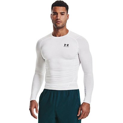 Camiseta Under Armour Heatgear Manga Longa Masculina - Masculino