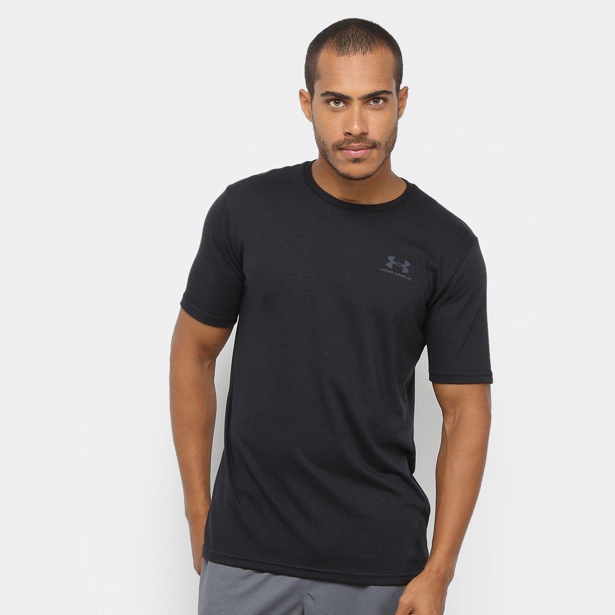 Camiseta Under Armour Sportsty Left Masculina Menor preço em Camiseta Under Armour Sportsty Left Masculina