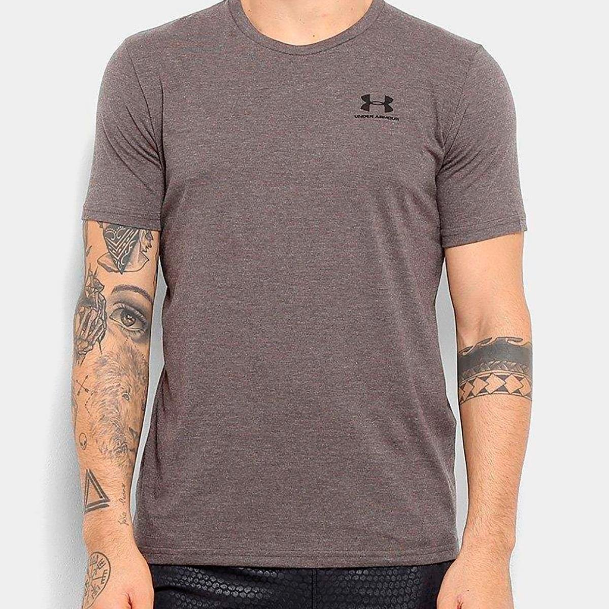 Camiseta Under Armour Sportstyle Left Chest SS Masculina Menor preço em Camiseta Under Armour Sportstyle Left Chest SS Masculina