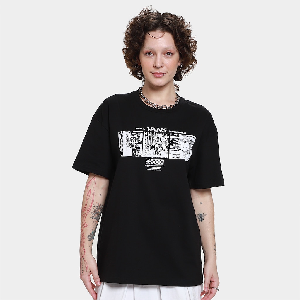 Camiseta Vans Programming Os Ss Feminina