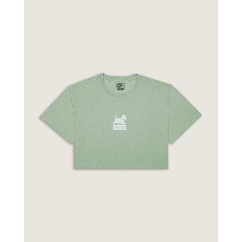 Camiseta Vans Scottie Relaxed Crop Verde G
