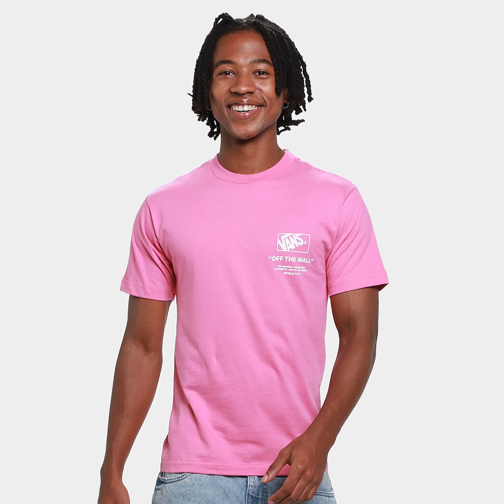 Camiseta Vans Stacked Hi Masculina