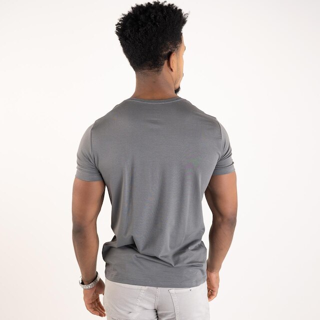 Camiseta Versatiold Algodão Egípcio Cinza
