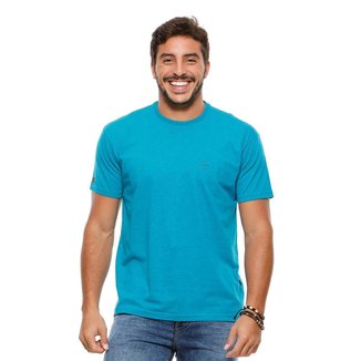 Camiseta VLCS Logotipia Manga Curta Azul