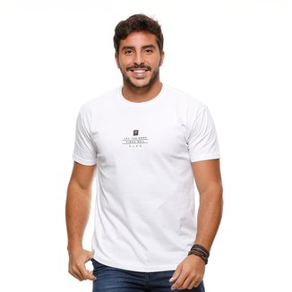 Camiseta VLCS Logotipia Manga Curta Branca