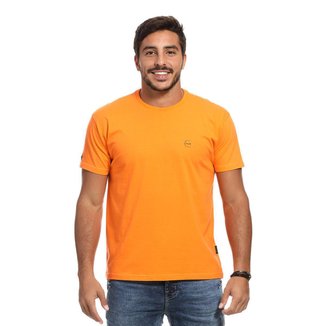 Camiseta VLCS Logotipia Manga Curta Laranja