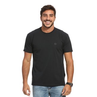 Camiseta VLCS Logotipia Manga Curta Preta