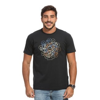 Camiseta VLCS Logotipia Manga Curta Preta