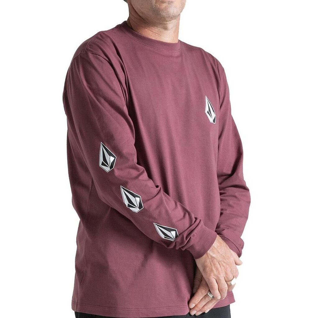 Camiseta Volcom Manga Longa Iconic WT26 Masculina